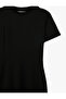 Crepe Scuba Fabric Slim Fit Short Sleeve Crew Neck Midi Flared Dress - 4
