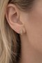 Stoned Xuping Hoop Steel Earrings - 2