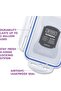 Keep Fresh Set of 3 (600ML, 1.3L & 2.4L) Food Storage Containers with Lids Airtight, Leakproof - 3