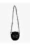 Cat Themed Glittery Ears Appliqué Detail Crossbody Bag