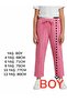 Girls' New Season Carrot Pants 2-Piece Set Buble Fabric - 3
