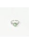 Amazonite Stone Steel Ring - 3