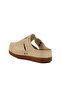 Beige Anatomical Unisex Sabo Slippers - 4