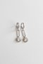 Silver Color Crystal Earrings - 2