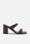 Bery Women's Heeled Double Tape Set of Belt Slipper A012-K0615 - 3