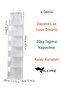 Behind-The-Door Organizer 6-Compartment Hanging Cabinet Organizer Multi-Purpose Behind-The-Door Shelf White - 3