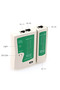 كماشة احترافية لتجعيد الكابلات + جهاز اختبار الشبكة + مجموعة 10x Cat6 RJ45 Jack - 6