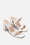 Bery Women's Heeled Double Tape Set of Belt Slipper A012-K0615