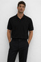 Men's Polo Collar Knitwear T-Shirt Black Summer Breathable Casual Stylish Basic New Season - 2