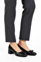 Black Bow Women's Heeled Shoes