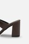 Bery Women's Heeled Double Tape Set of Belt Slipper A012-K0615 - 7