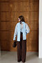 Belt Pieces with Elastic Waistband Palazzo Pants Brown - 6