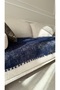 Pom-Pom Patterned Chenille Sofa Cover 90X200 – Decorative, Soft Textured, Stylish Living Room Cover - 2