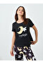 Black Star Moon Print T-Shirt and Pyjama Set - 2