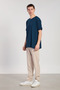 Men's Crew Neck T-Shirt - Petrol - 4