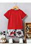Boys Graphic Print T-Shirt and Shorts Set - 2