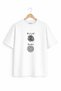 Mindful Visual Unisex Crew Neck White Design Tshirt - 2