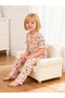 Girls Floral Print Short Sleeve Shirt and Pyjama Set - 8