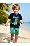Boys Graphic Print Shirt and Shorts Set - 3