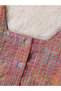 Girls Checkered Puff Sleeve Top and Pants Set - 3