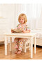 Girls Floral Print Short Sleeve Shirt and Pyjama Set - 4