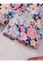 Girls Pink Frill Sleeve Top and Floral Print Shorts Set - 6