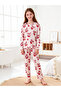 Girls Cherry Print T-Shirt and Pyjama Set - 2