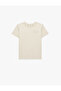 Cotton Short Sleeve Crew Neck Printed T-Shirt - 3