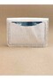 Genuine Leather Minimal Avuçiçi Glittery Simple Design Women's Wallet Card Holder Drc-19 - 3