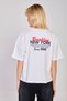 Women's Chest and Back Printed T-Shirt - White