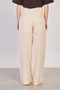 Women's Waist Tie-Detail Linen Loose Pants - Natural - 5