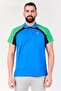 Men Regular Fit Short Sleeve Tennis Polo Shirt, Blue