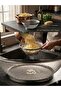 22 cm Stainless Steel Strainer - Fine Mesh, Wire Pasta and Rice Strainer with Stand - 3