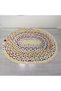 Multicolored Knitted Patterned Oval Mat | Doorway and Entrance Carpet 51Cm*76Cm - 2