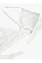 Ribbon Detailed Non-wired Cotton Piece Unfilled Soft Bra - 2