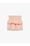 Layered Gipeli High Waist Cotton in Striped Mini Skirt - 5