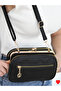 Women's 4-Compartment Lined Scholarship Handbag and Shoulder Bag with Zipper Closure - 7