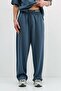 Modal Blended Baggy Sweatpants Indigo