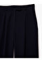 Crepe Palazzo High Waist Fabric Trousers - 5