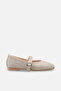 Ni̇l women's front k Belt i stone b Ballet Flats a034-k3375 - 3