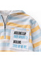 Boy's Shirt Hooded Striped – 100% Cotton , Stretchy and Thin Fabric - 5