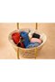 Women's Straw Beach Bag Si Glittery Handle Detailed Large Size Summer Sea and Vacation Bag Bag Si - 2