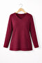 Plus Size Women's V-Neck Long Sleeve Basic Blouse Comfortable Fit Casual Blouse - 6