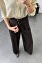 Brown Removable Belt Detail Pants 17421 - 3