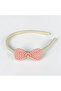 Girl's Bowknot Plastic Pearl Crown |   Colorful Beaded Hair Band |   Pomegranate Flower - 2
