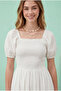 Schiffly Dress White - 4