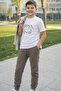 Boy's 3-Piece Combination Set: Trousers, T-Shirt, Shirt, Ages 6-15 - 2