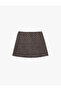 Slim Fit High Waist Shorts Skirt - 3