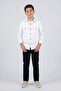 Boy's White Safari Shirt Triple Set (Ages 10-13) - 6