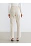 Vizyon New Season Women's Muslin Pants with Elastic Waist and Carrot Cut - 4
